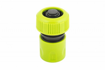 Конектор MASTERTOOL для шланга 3/4&quot; з клапаном STOP 92-9316